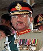 Chief of Army Staff, Chairman Joint Chiefs of Staff Committee and Chief Executive of Pakistan.  General Pervez Musharraf