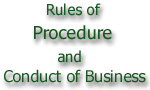 Rules of Procedure in the N. A.